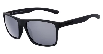 DD Volcano-Satin Black-Grey|Silver Mirror Polarised