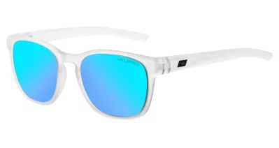 DD Lit-Satin Xtal Clear-Grey|Ice Blue Mirror Polarised