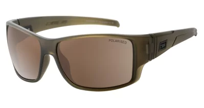 DD Hoodoo-Satin Crystal Olive Green-Brown Polarised