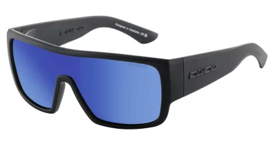 DD Tank-Satin Black-Grey/Blue Mirror Polarised