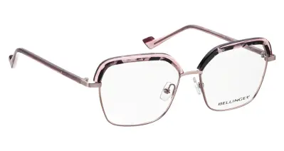 Bellinger Rainbow 600 9196 Pink Metal-Crystal Pink- Black Print 53-15-135