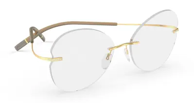 Silhouette TMA The Icon Gold 5538 Gold / Crystal 54 17 145